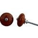Brown Round Medium Knob