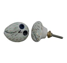 Owl Ceramic Bird Knob