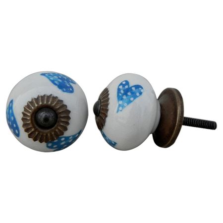 Turquoise Heart Knob