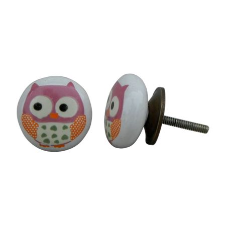 Owl Flat Knob