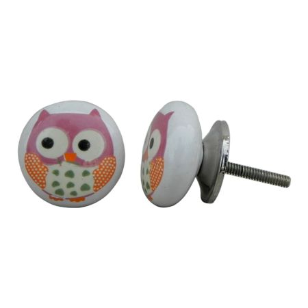 Owl Flat Knob
