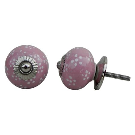 Pink Tiny Flower Knob (1)