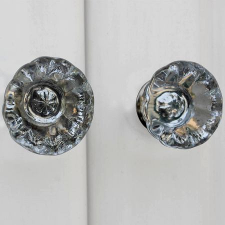 Paneled Sides Glass Drawer Knobs Online