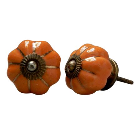 Solid Orange Melon Knob