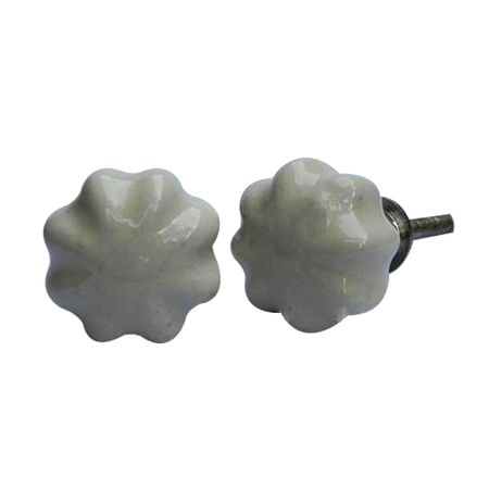 Cream Pomegranate Bud Knob