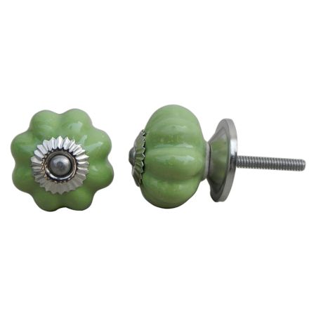 Pea Green Medium Knob