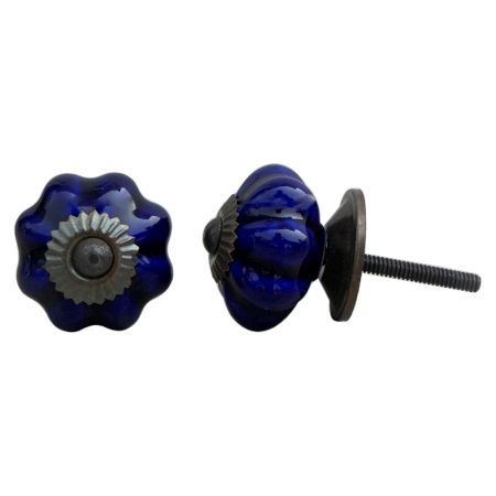 Navy Blue Medium Knob