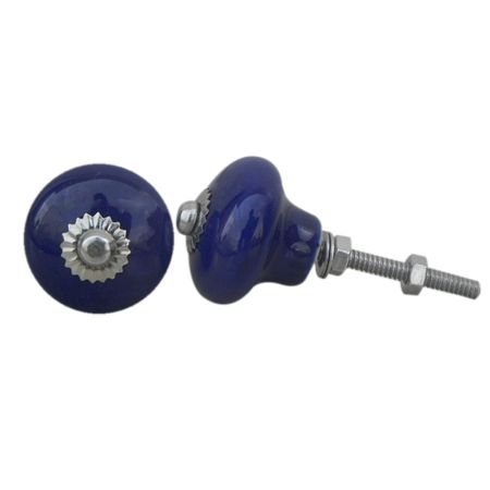 Navy Blue Onion Knob