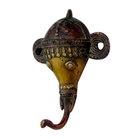 Ganesha Handcrafted Bronze Hooks