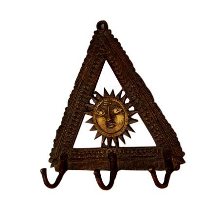 Bronze Sun Triangle Hooks