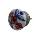 Blue Feather Flat Knob