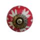 Red Etched Ceramic Knob-18