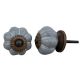 Grey White Medium Knob