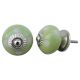 Light Green Etched Ceramic Knob 15