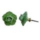 Green Flower Knob