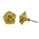 Mustard Rose Flower Knob