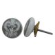 Grey Floral Flat Knob (1)