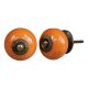 Orange Ceramic Knob