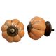 Sea Orange Ceramic Knob