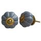 Grey Melon Ceramic Knob