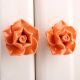 Orange Rose Knob
