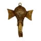 Golden Elephant Brass Hooks