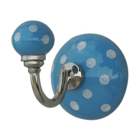 Turquoise Dotted Hooks