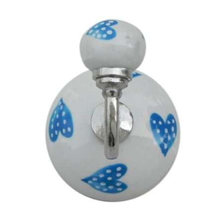 Turquoise Heart Hooks