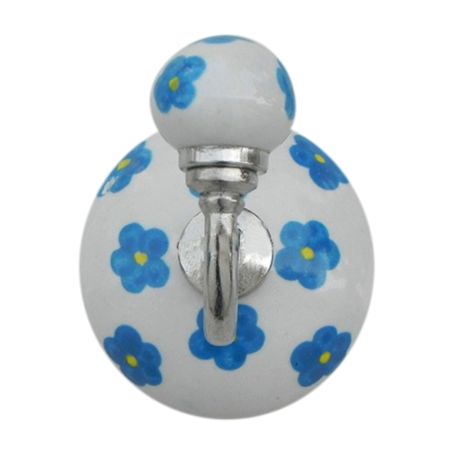 Turquoise Tiny Flower Hooks