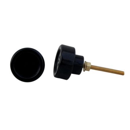 Black Button Knob