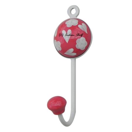 Red Heart Decorative Wall Hooks