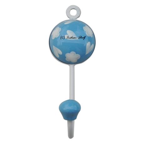 Turquoise Heart Decorative Wall Hooks