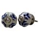 Blue Leaf Medium Knob