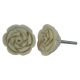 Cream Rose Bone Knob