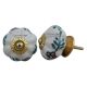White Floral Melon Knob