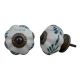 White Floral Melon Knob