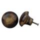 Wooden Chocolate Oval Knob