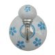 Turquoise Floral Ceramic Hooks