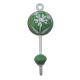Green Flower Decorative Wall Hooks