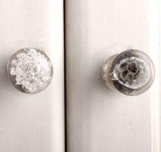 Clear Bubble Tiny Cabinet Knobs