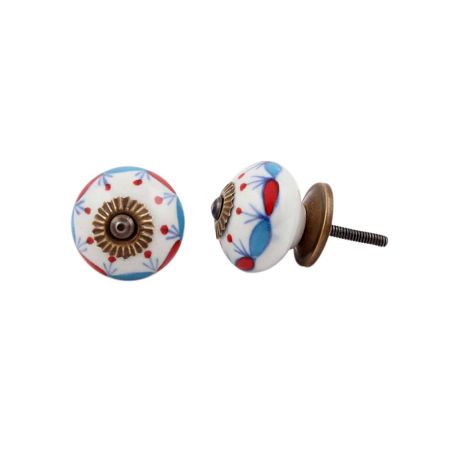 Blue Red Design Knob