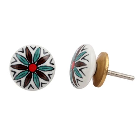 Sunflower Pattern Knob