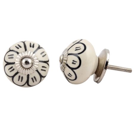 Black Sunflower Knob