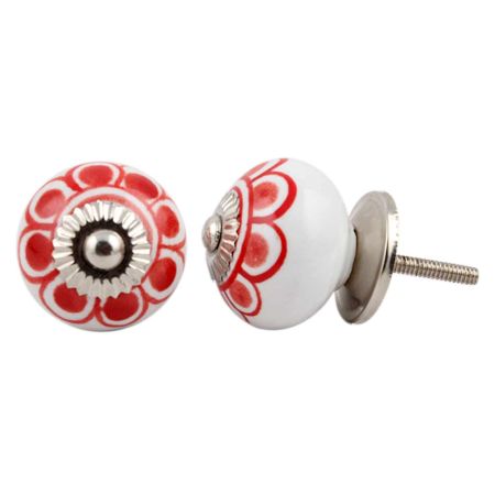 Red Baluster Knob