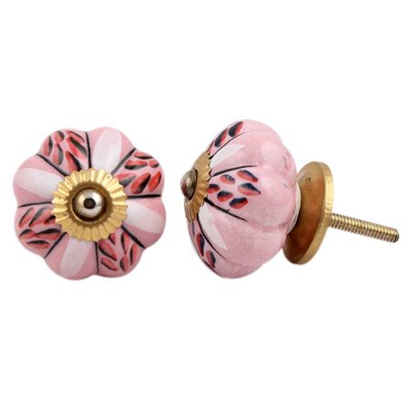 Red And Black Leaf Knob