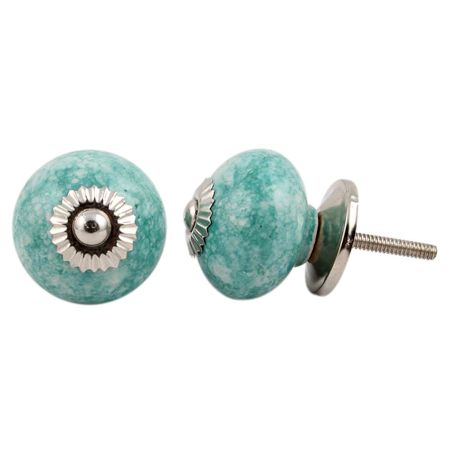 Sea Green Ceramic Drawer Knob