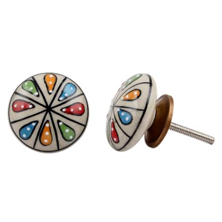 Mixed Wheel Flat Knob