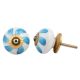 Light Blue Fan Knob