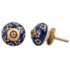 Blue Tiny Flower Cabinet Knob