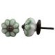 Pea Green Sunflower Medium Knob
